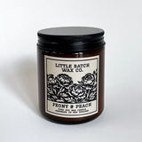 PEONY & PEACH pure soy candle / pink sugar, peony, pomegranate