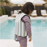 Swim Vests - Sage Stripes