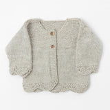 Handknitted Natural Detailed Cardigan