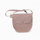 Soft Pink Leather Scallop Bag