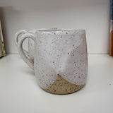 White/Natural Tan Mug