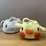 Handmade Crochet Easter Baskets