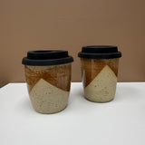 Handmade Espresso Keep Cups - Speckled Tan