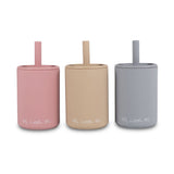 Mini smoothie cup + straw