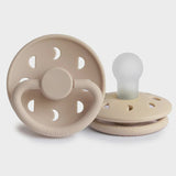 Frigg Moon Phase Pacifier Silicone or Rubber -  Croissant