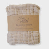Organic 2-Pack Muslin Burp Cloth