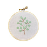 Embroidery Hoop - Eucalyptus Leaves