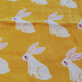 Yellow Bunny muslin cloth