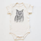 Organic Knit 'Owl' Bodysuit