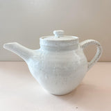 White Speckled Teapot