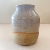 Raw clay + Mauve Bud Vase