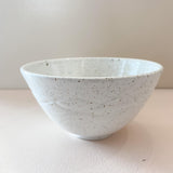 Glazed White Speckled Bowl