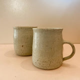 Creamy Speckled Mugs - Tall