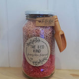 Sensory rice surprise jar- All the pinks