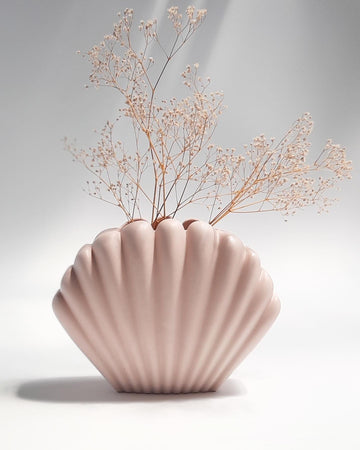 Shell Vase Blush Pink