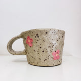 Pink Daisy Handmade Mug