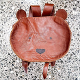 Handmade Leather Bear Bag