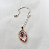 Oco Geode Slice Pendent with Sterling Silver Chain #4