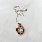 Oco Geode Slice Pendent with Sterling Silver Chain #2