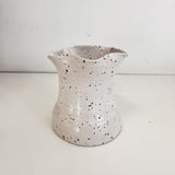 Speckled White Bud Vase Frill Small