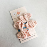 Handmade Crochet Clips - Pink