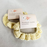 Handmade Crochet Scrunchie - Yellow