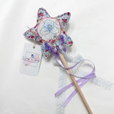 Vintage Floral Star Wand - Butterfly