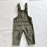 Corduroy Overalls -  Green