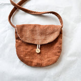 Corduroy Bag with Strap - Mustard