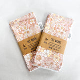 Face Washers Duo Set - Pink Flowers