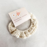 Handmade Crochet Scrunchie - Cream