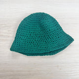Pēpi pōtae (Crochet Hat) - Green No Frill