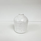 Pottery Vase - Speckled White