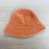 Pēpi pōtae (Crochet Hat) -Orange No Frill