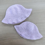 Pēpi pōtae (Crochet Hat) - Light Pink