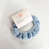 Handmade Crochet Scrunchie - Blue