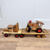 Wooden Truck with Roller