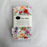 Pastel Flowers Burp Cloth