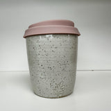 Handmade Keep Cups - Speckled White