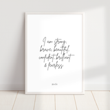 I Am Strong - Print
