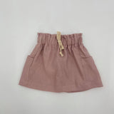 Blush Linen Skirt