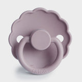 Frigg Daisy Pacifier Silicone or Rubber - Soft Lilac