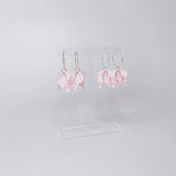 Peony Hoops - Blush Pink