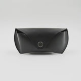 Black Leather Sunglass Case