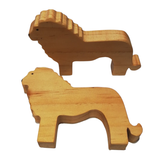 Wooden heirloom toy- Lion