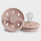 Frigg Moon Phase Pacifier Silicone or Rubber - Blush