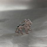 Sterling Silver Lion  Charm