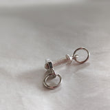 Sterling Silver Nuts + Bolts Charm