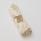 Organic Muslin Swaddle Daisy with Lace