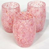 Handblown Glass Tumblers - Pink Panther